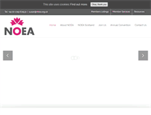 Tablet Screenshot of noea.org.uk